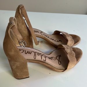 nude sandal heels